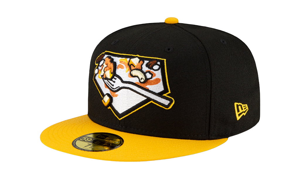 59FIFTY Rochester Red Wings 'Theme Night' Fitted Hat Black / Gold - Brim NE767