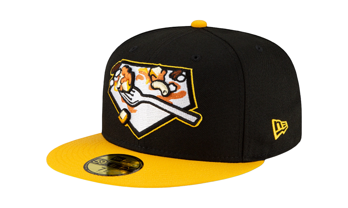 59FIFTY Rochester Red Wings 'Theme Night' Fitted Hat Black / Gold - Brim NE767