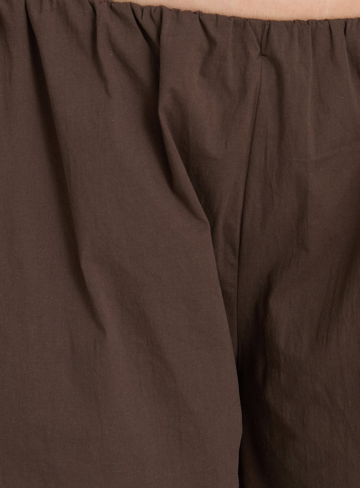 Lunea Concealed Waistband Pants Brown Curve