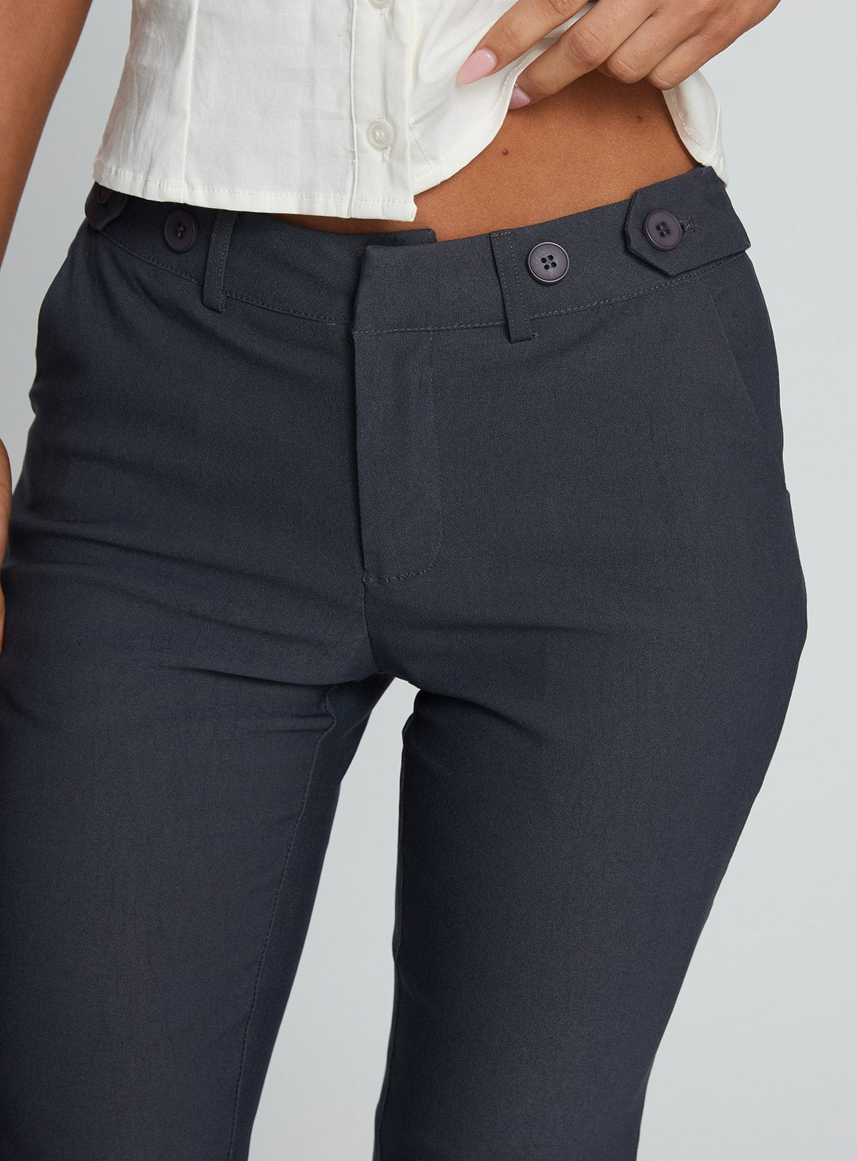 Dariana Flare Pant Charcoal
