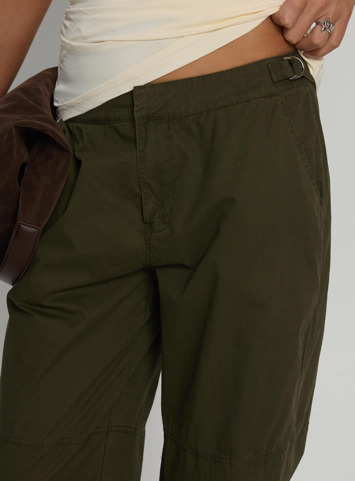 Ravenscroft Cargo Pant Washed Dark Khaki