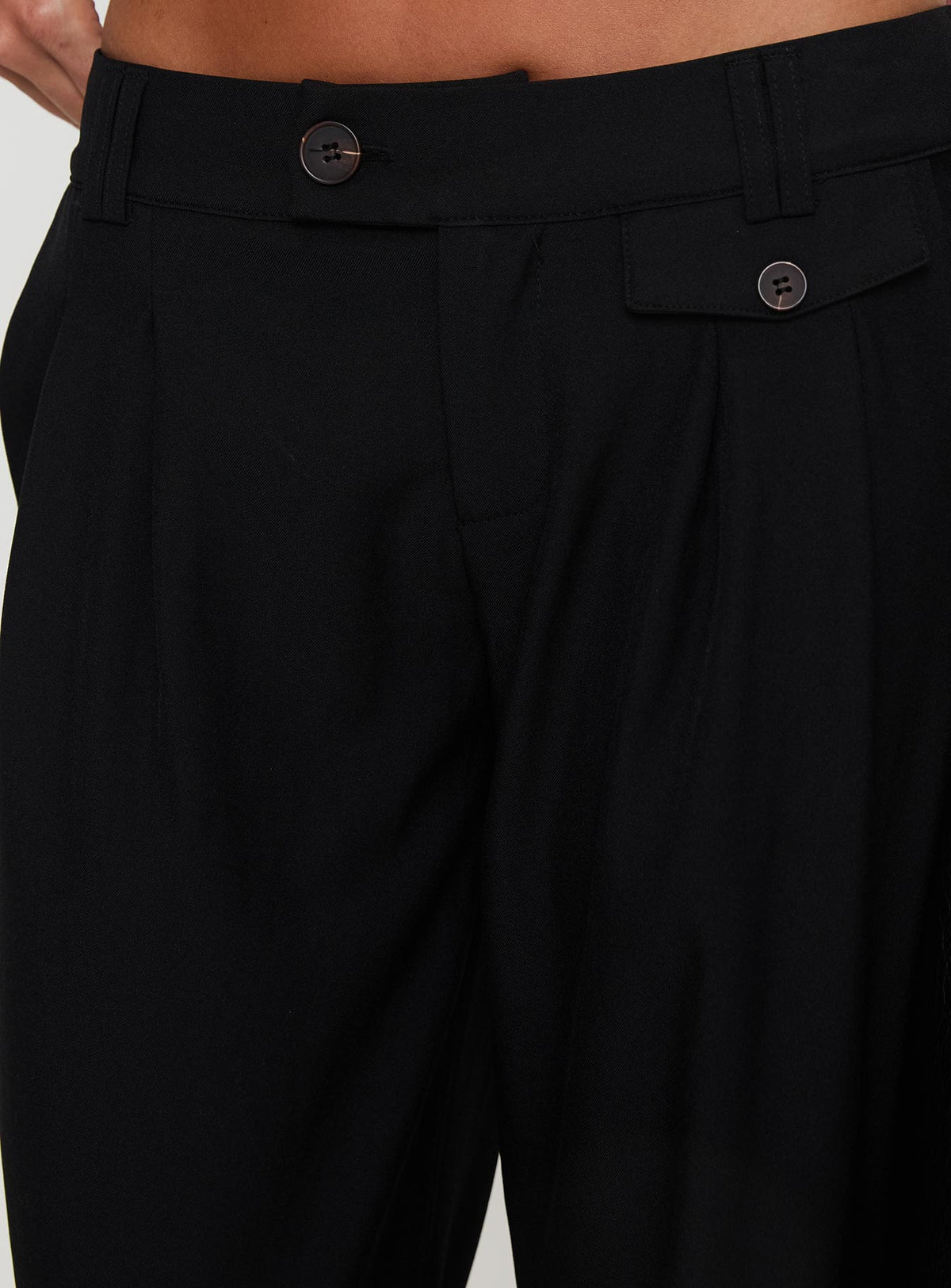 Sallon Low Rise Pants Black