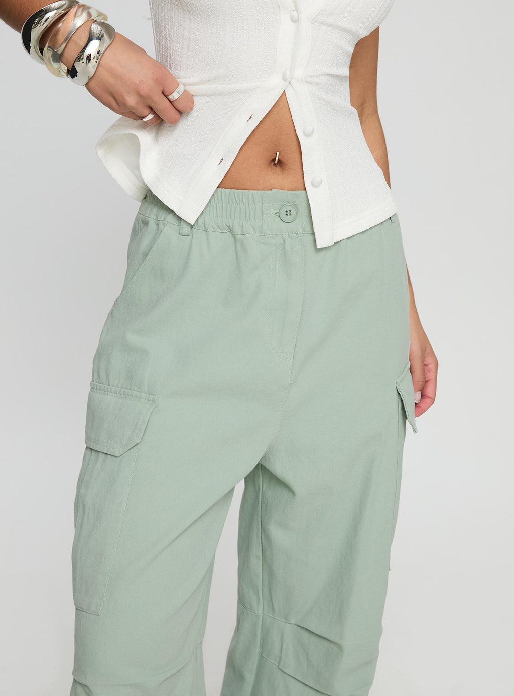 Elanthea Cargo Pants Green