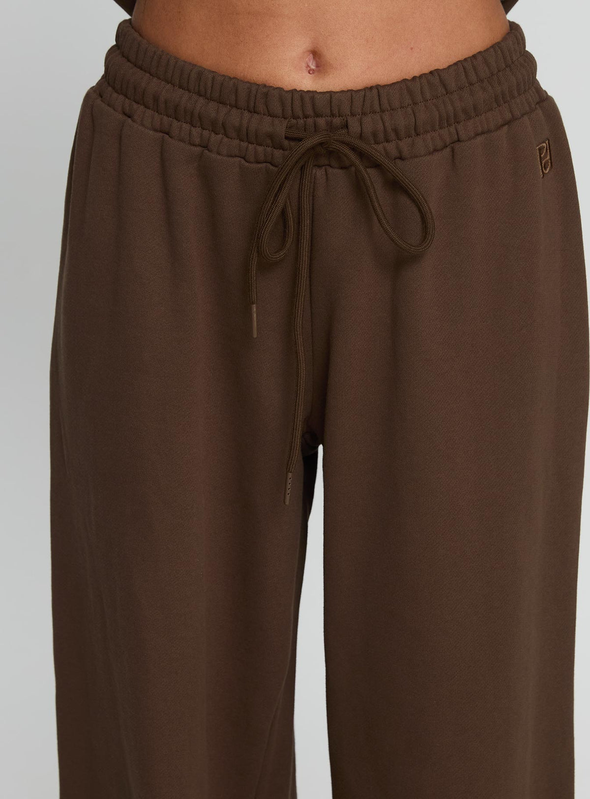 All Day Straight Leg Sweatpants Chocolate Brown