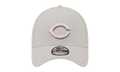 39THIRTY Cincinnati Reds Mother's Day Flex Fit Hat Khaki / Pink - Under Brim NE897