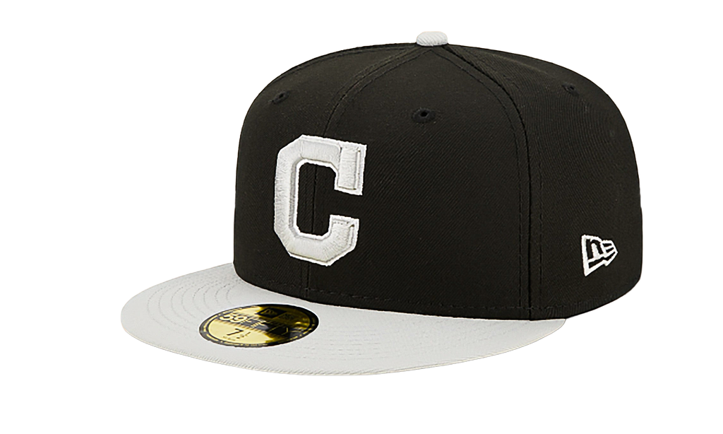 59FIFTY Cleveland Guardians Authentic Fitted Hat Black / Grey - Visor NE794