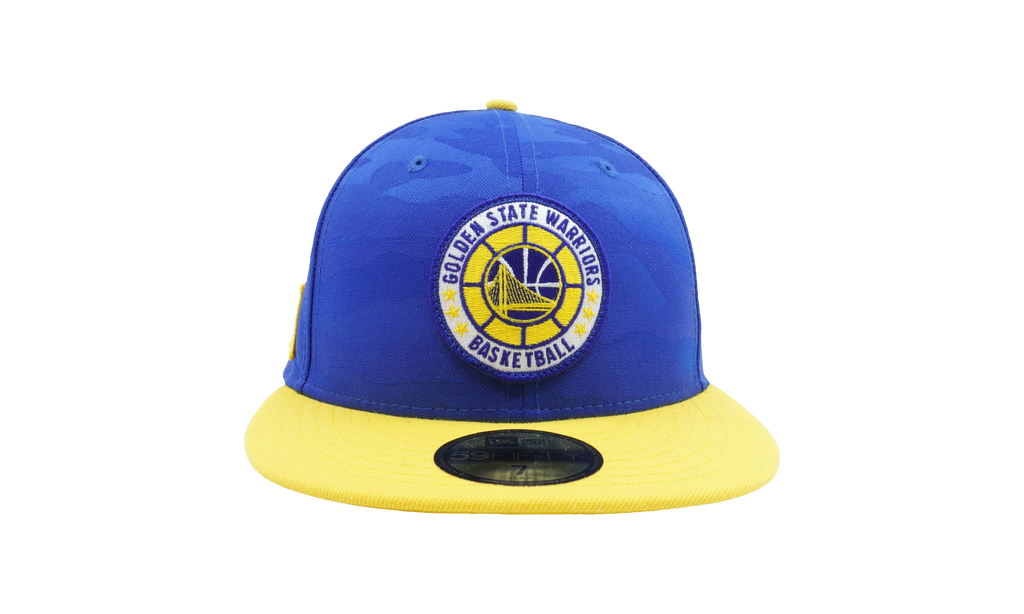 59FIFTY Golden State Warriors 2018 Tip-Off Fitted Hat Blue / Yellow - Brim NE675