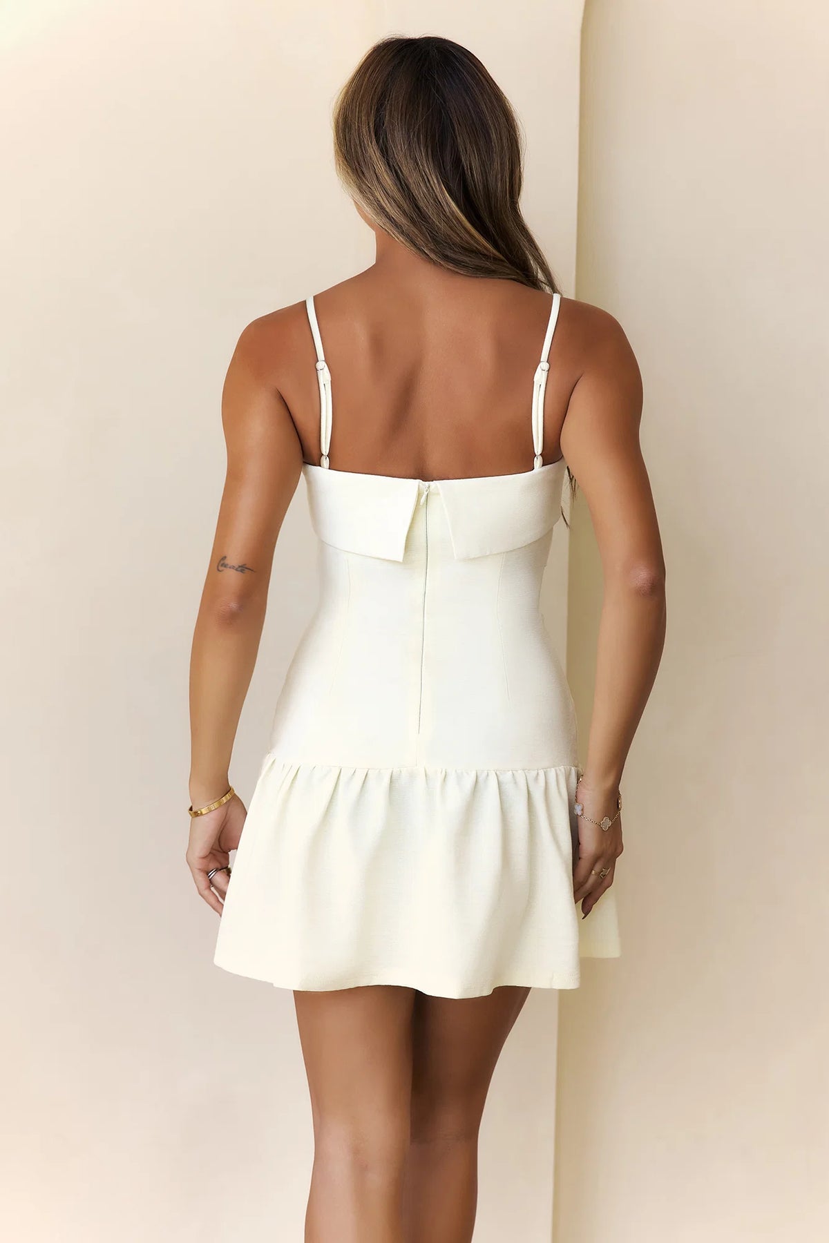 French Girl Standard Mini Dress Yellow