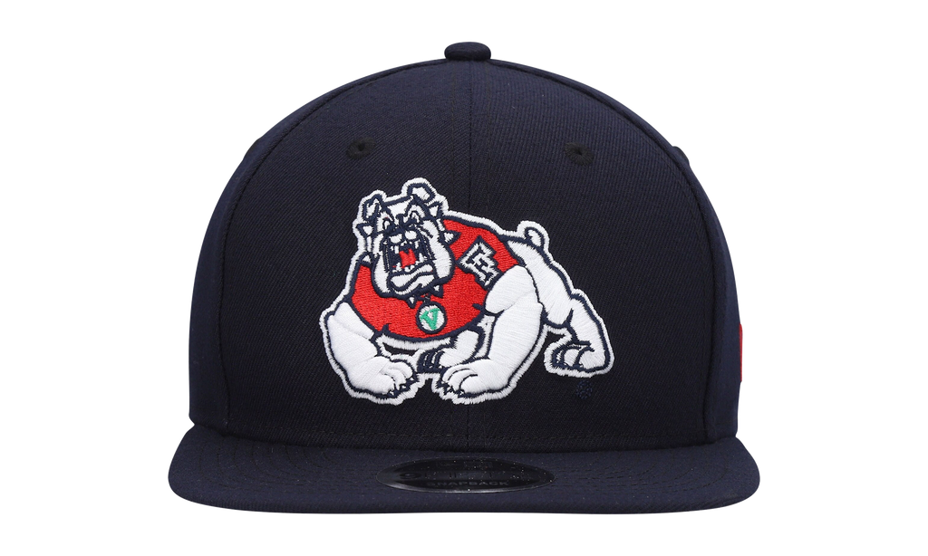 9FIFTY Fresno State Bulldogs Snapback Hat Navy NE1015