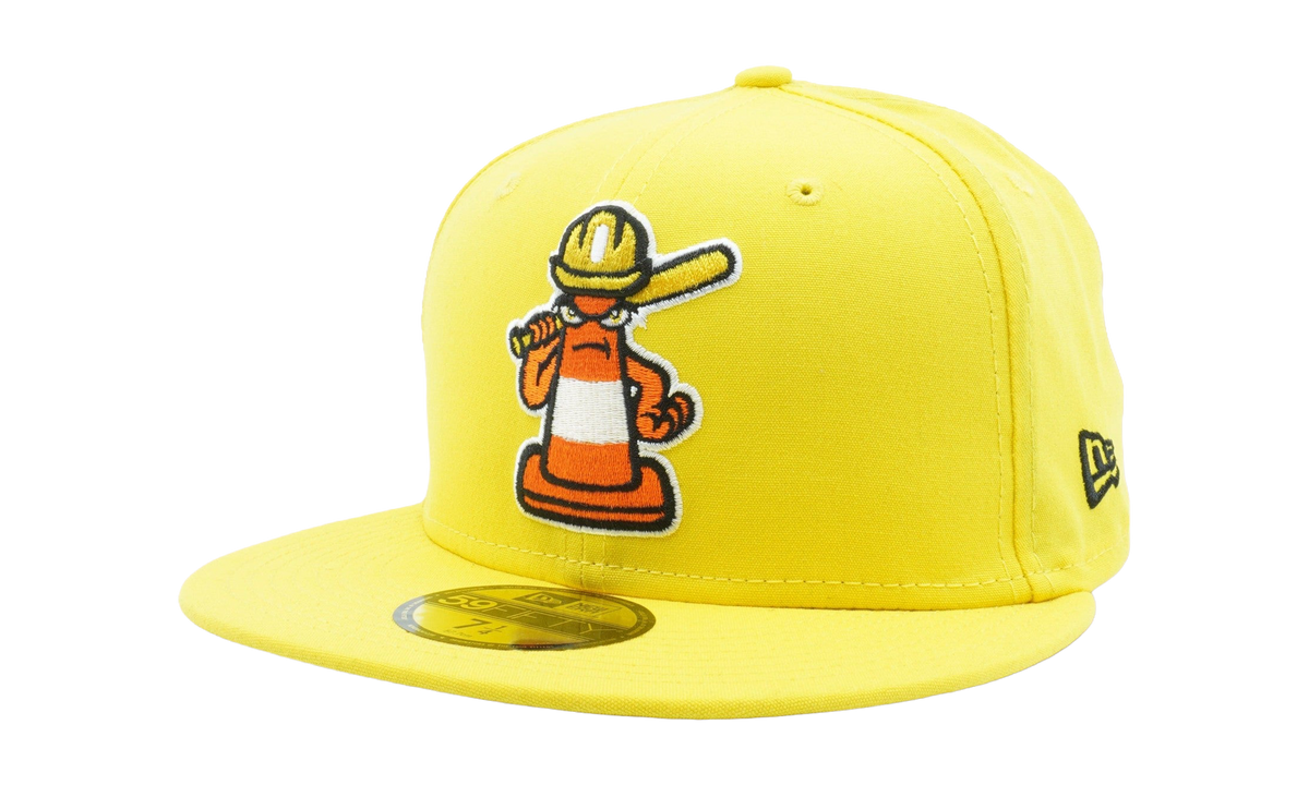 59FIFTY Charlotte Knights Theme Night 'Traffic Cones' Fitted Hat Yellow NE766