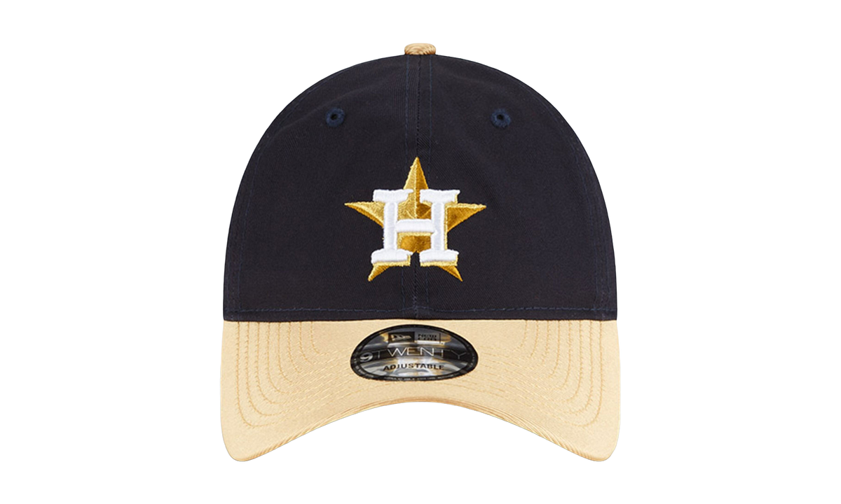 9TWENTY Houston Astros 2023 Gold Strapback Hat Navy / Gold - Brim / Black - Under Brim NE924
