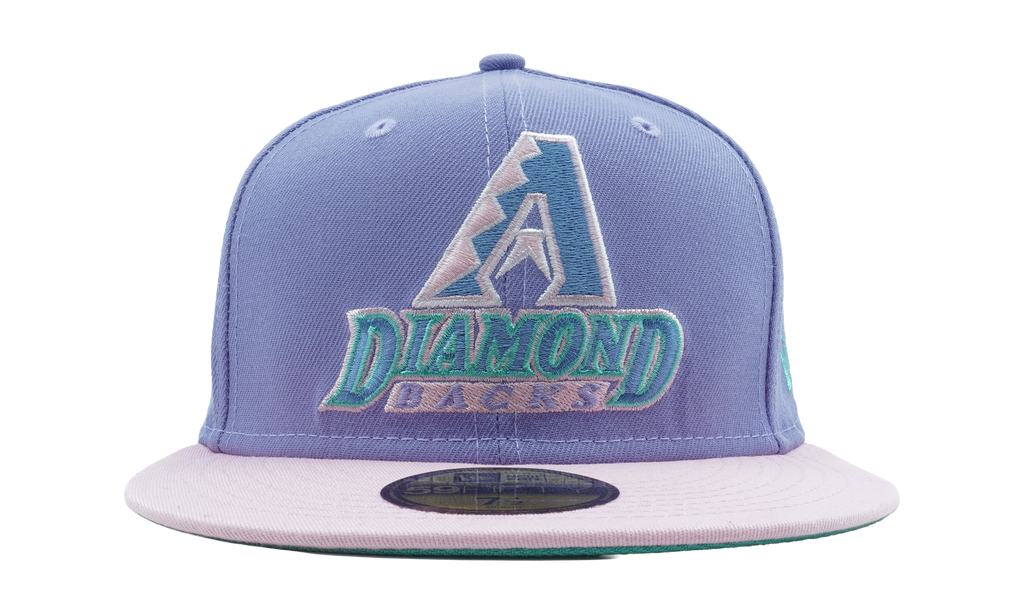 59FIFTY Arizona Diamondbacks 10th Anniversary Fitted Hat Lavender / Pink - Brim / Sky Blue - Under Brim NE1081