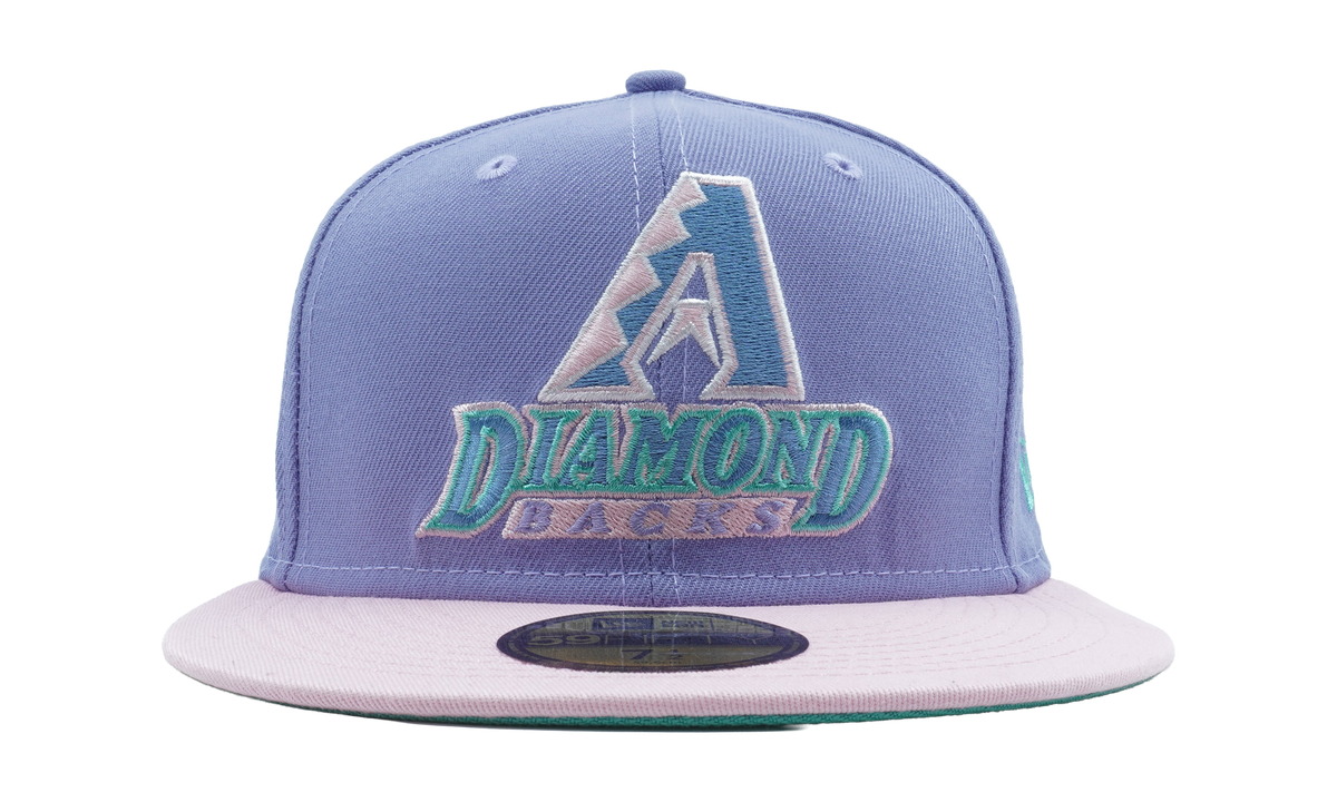 59FIFTY Arizona Diamondbacks 10th Anniversary Fitted Hat Lavender / Pink - Brim / Sky Blue - Under Brim NE1081