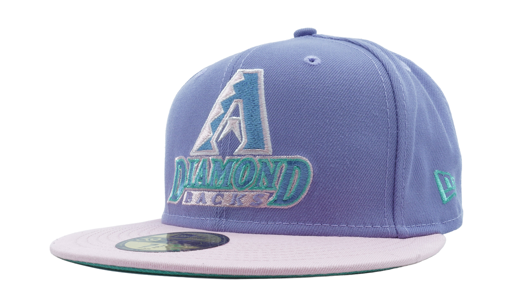 59FIFTY Arizona Diamondbacks 10th Anniversary Fitted Hat Lavender / Pink - Brim / Sky Blue - Under Brim NE1081