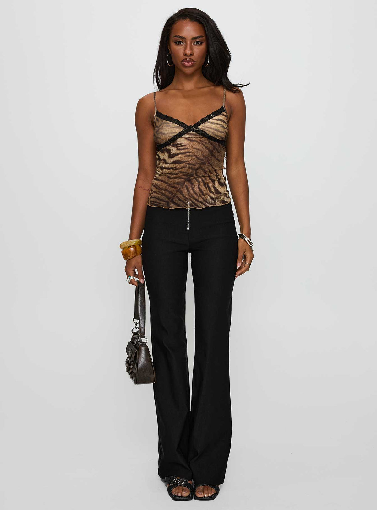 Lost In Translation Flared Pant Black