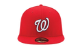 59FIFTY Washington Nationals On-Field Fitted Hat Red NE960