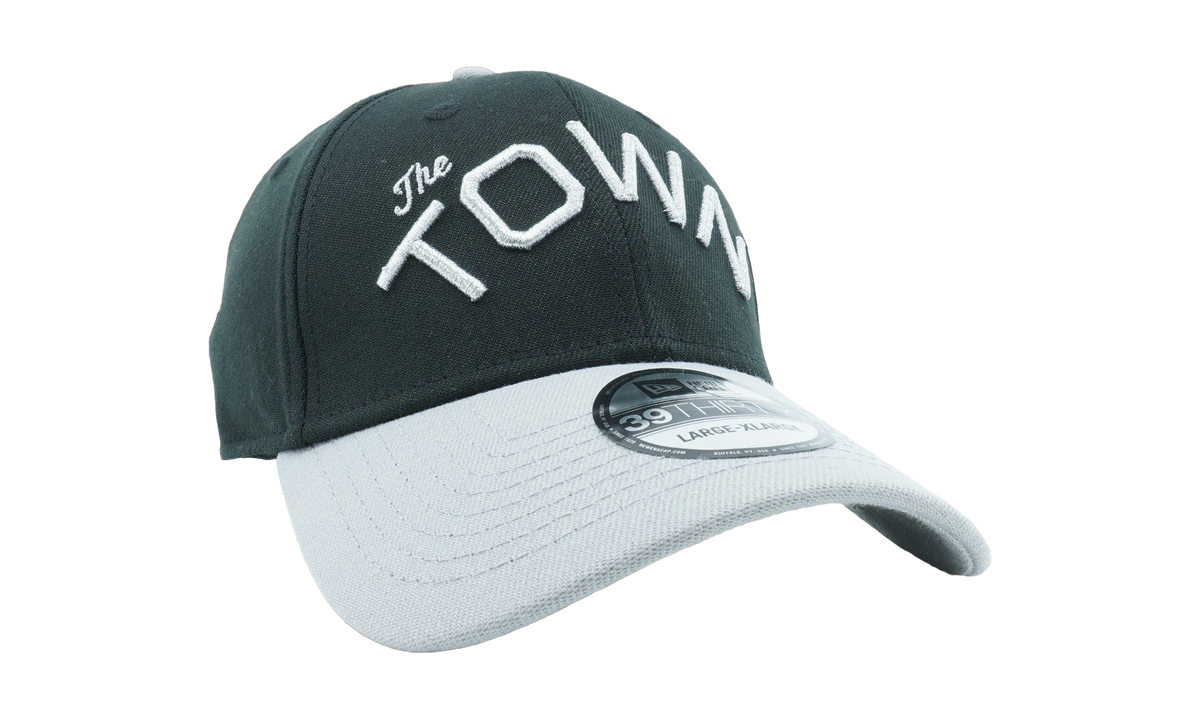 39THIRTY Golden State Warriors 'The Town' Fitted Hat Green / Grey - Visor NE995