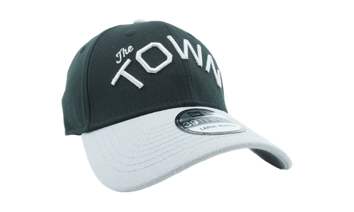 39THIRTY Golden State Warriors 'The Town' Fitted Hat Green / Grey - Visor NE995