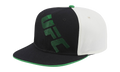 UFC Flat Brim Snapback Hat Black / Green / Cream VX22Z BKG UUFC