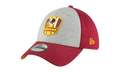 39THIRTY Washington Redskins Authentic On-Field Flex Fit Hat Heather Grey and Red / Yellow - Under Brim NE671
