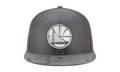 59FIFTY Golden State Warriors 2017 On Court Suede Fitted Hat Dark Grey / Light Grey - Under Brim NE632