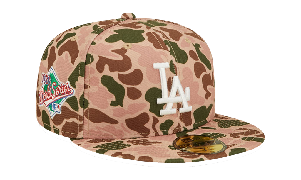 59FIFTY Los Angeles Dodgers 1988 World Series Fitted Hat Duck Camo NE1175