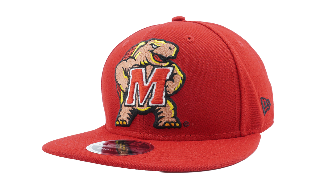 9FIFTY Maryland Terrapins Snapback Hat Scarlet NE1027