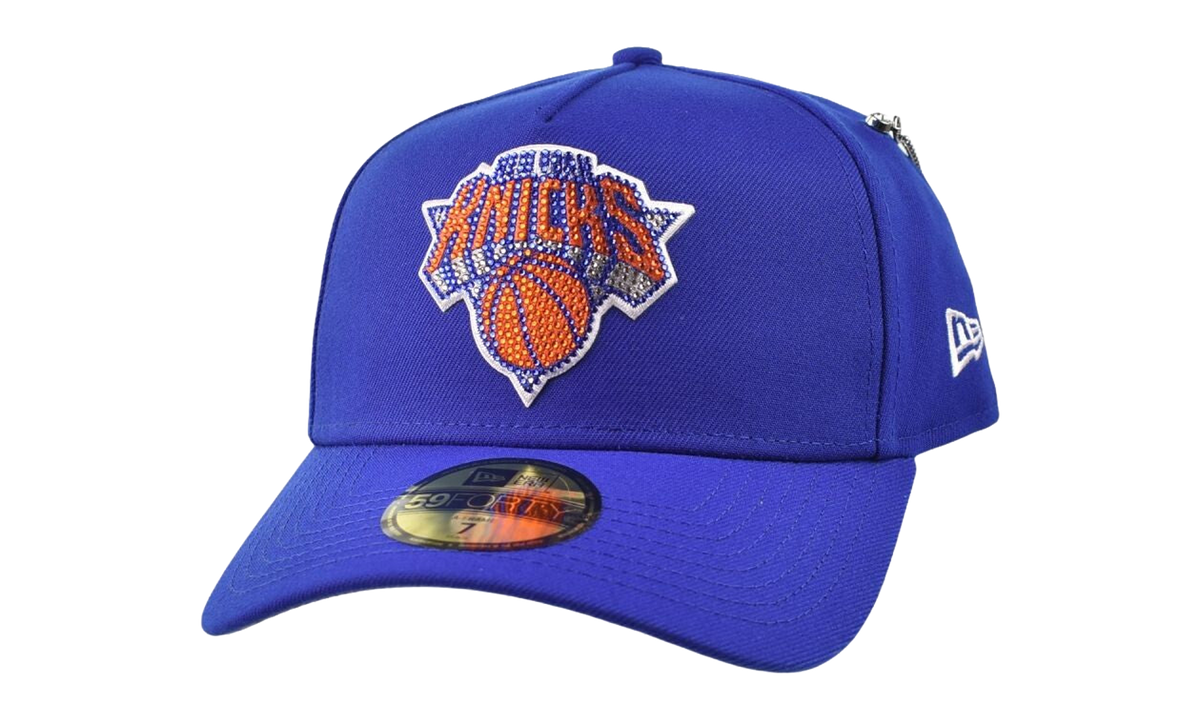 59FORTY NBA26 Draft New York Knicks Rhinestones Fitted Hat Blue 60861528