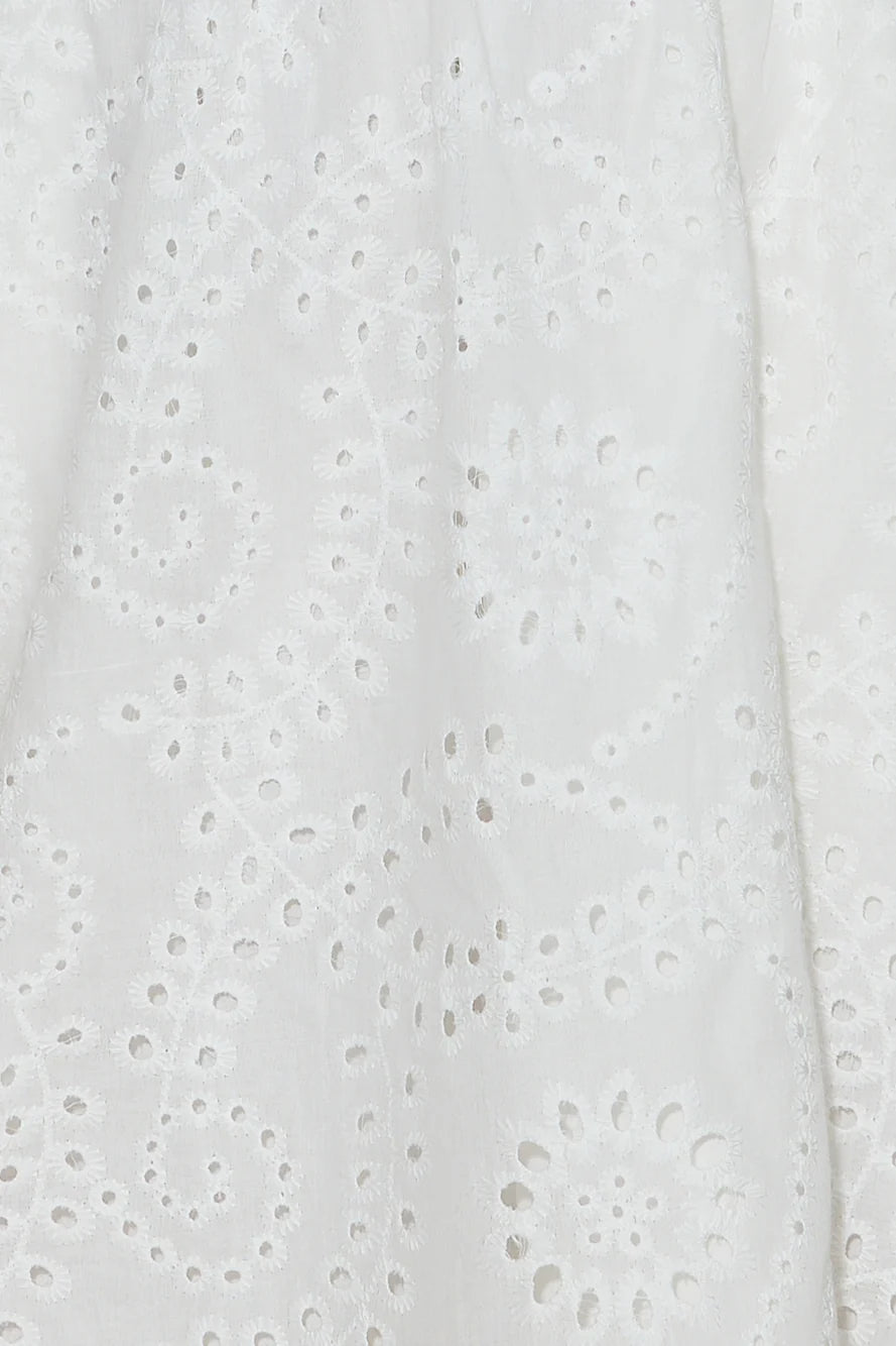 Bright Smile Mini Dress White