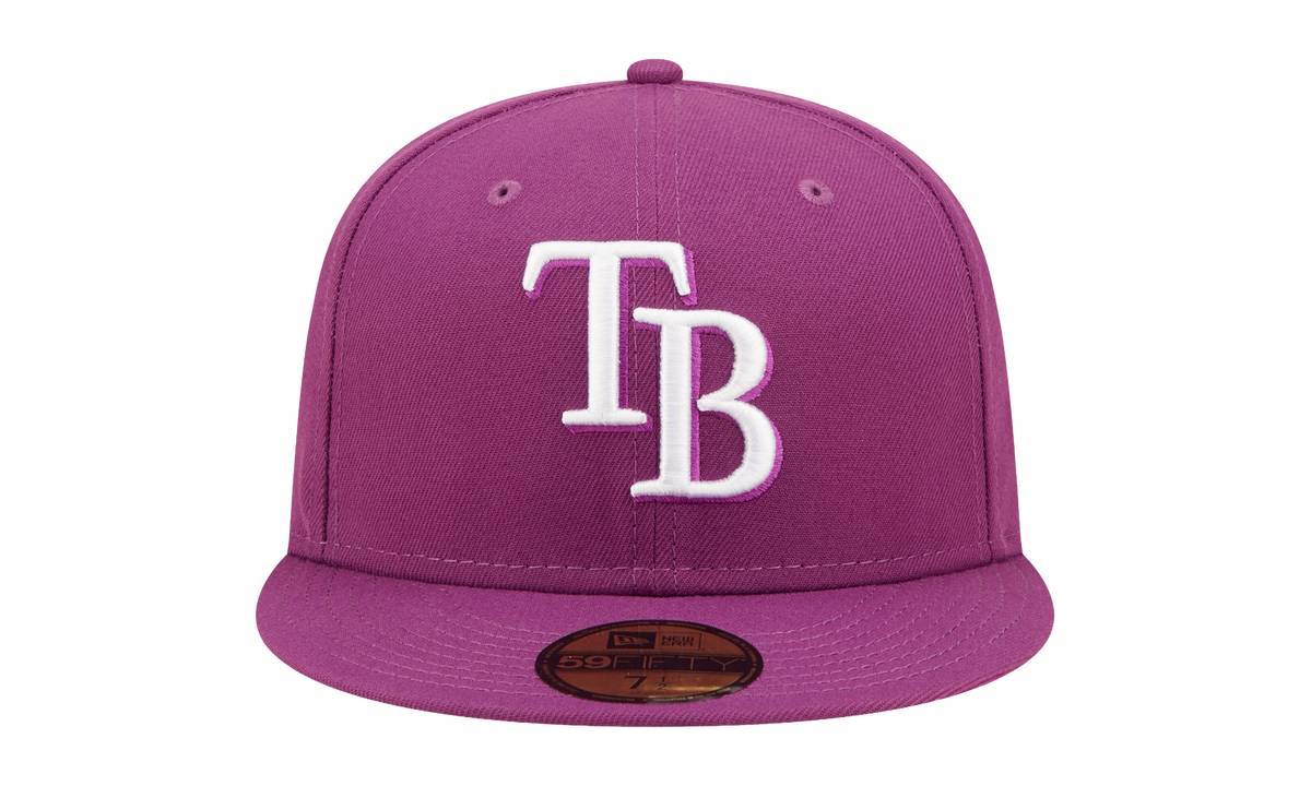 59FIFTY Tampa Bay Rays Fitted Hat Sparkling Grape / Grey - Under Brim NE1065