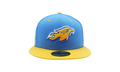 59FIFTY Wichita Wind Surge Rapidos 2019 Fitted Hat Sky Blue / Yellow - Brim NE729