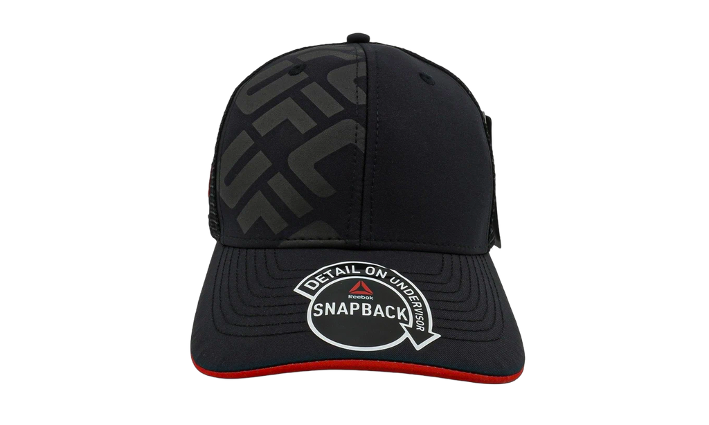 UFC Meshback Snapback Trucker Hat Black/Red VR57Z 101 UUFC
