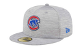 59FIFTY Chicago Cubs Clubhouse Fitted Hat Heather Gray NE862