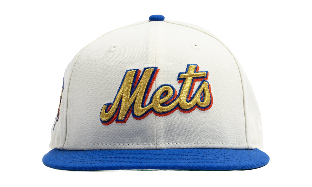 59FIFTY New York Mets 1986 All Star Game Patch Fitted Hat White - Blue Visor NE547