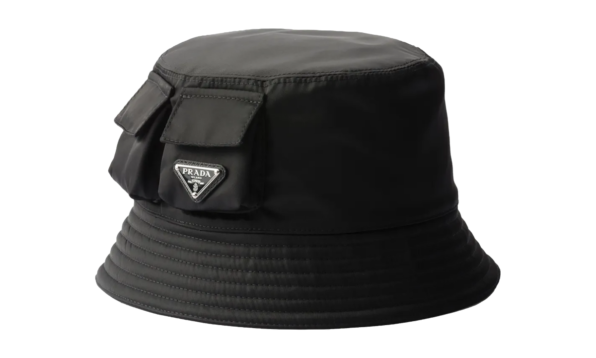 Re-Nylon Cargo Bucket Hat Black 2HC350_2DMI_F0002