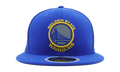 59FIFTY Golden State Warriors Flected Team Trim OTC Fitted Hat Royal Blue NE1139