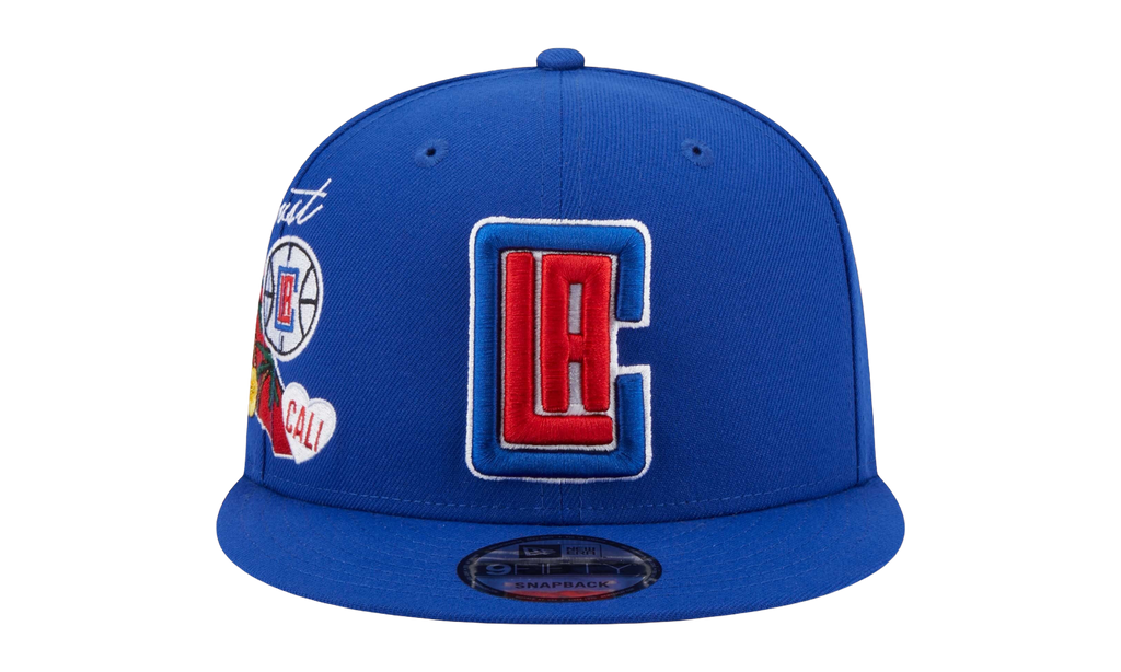 9FIFTY Los Angeles Clippers Icon E1 Snapback Hat Royal Blue / Gray - Under Brim NE887