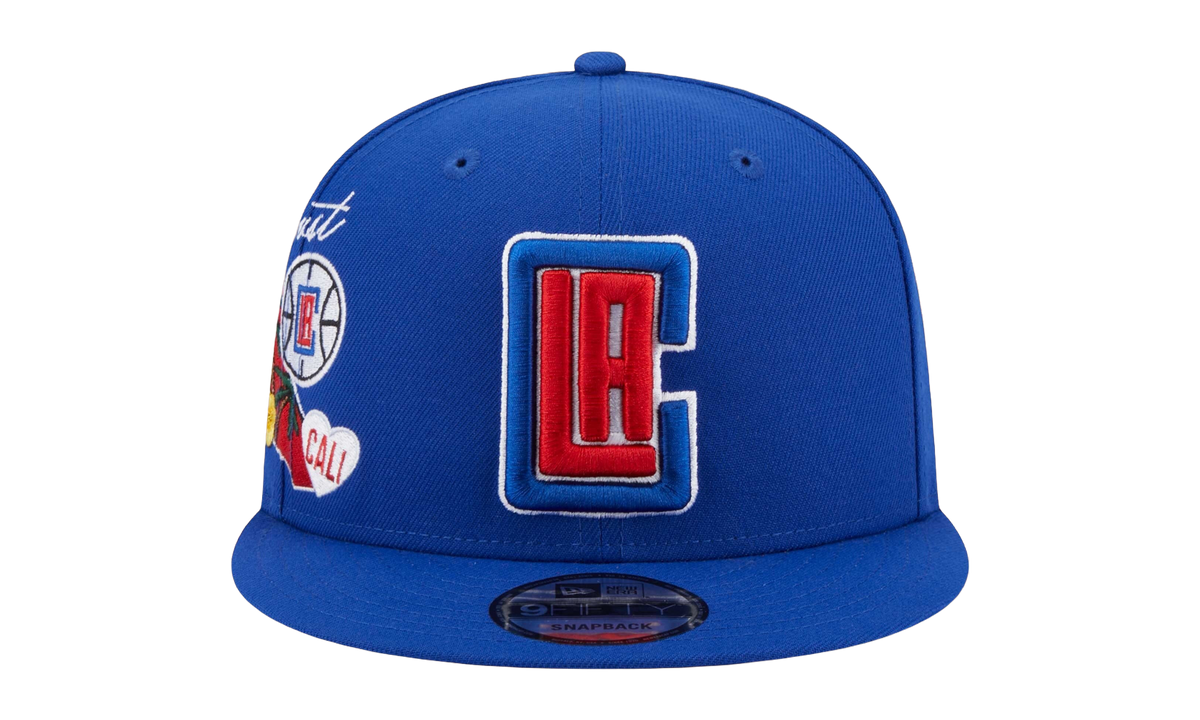 9FIFTY Los Angeles Clippers Icon E1 Snapback Hat Royal Blue / Gray - Under Brim NE887