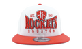 9FIFTY Houston Rockets Crest Stack Snapback Hat White / Red - Brim NE879