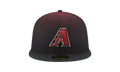 59FIFTY Arizona Diamondbacks 2017 Low Profile Authentic Fitted Hat Red Diamond Pattern / Black - Brim NE626