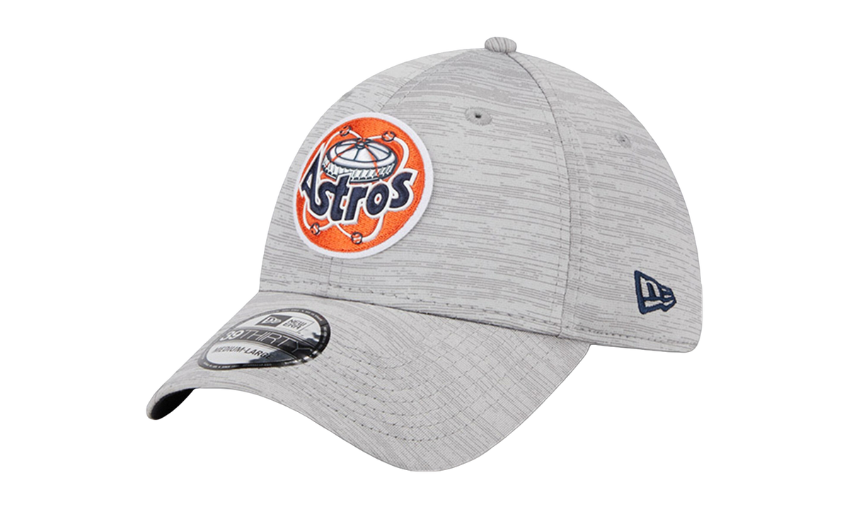 39THIRTY Houston Astros 2023 Clubhouse Flex Fit Hat Gray / Black - Under Brim NE858