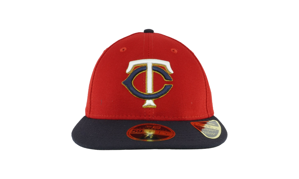 59FIFTY Minnesota Twins 2017 Low Profile Authentic Fitted Hat Red / Black - Brim NE977
