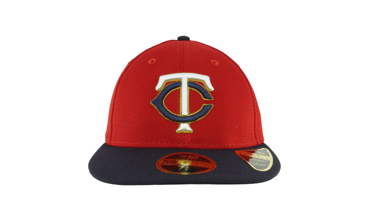 59FIFTY Minnesota Twins 2017 Low Profile Authentic Fitted Hat Red / Black - Brim NE977