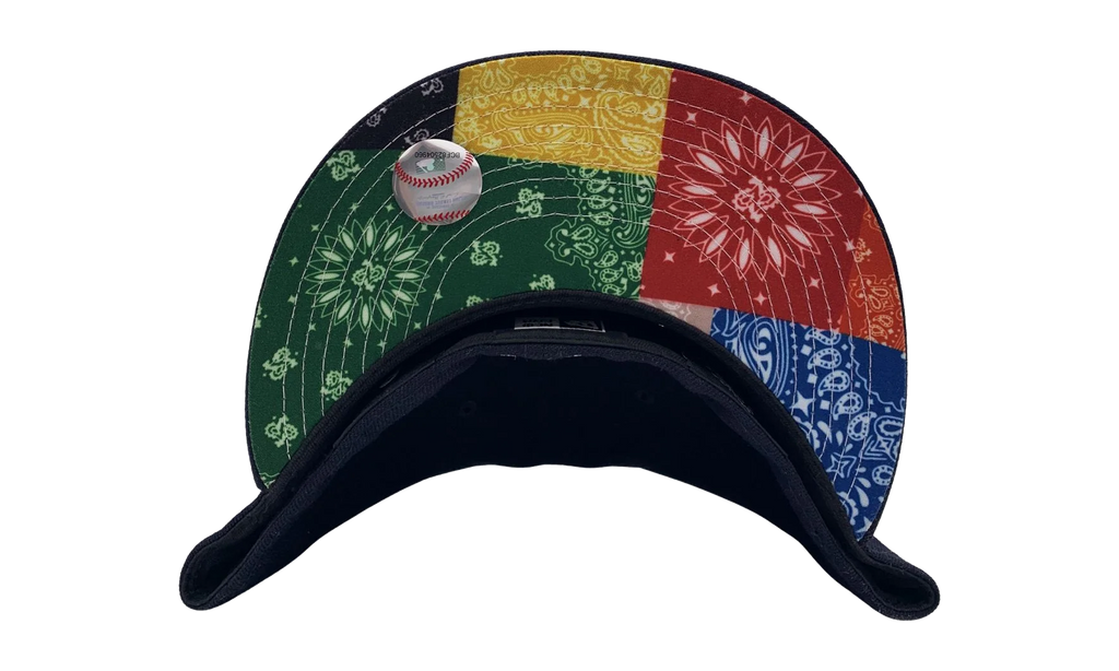 59FIFTY Houston Astros Patchwork Bottom Fitted Hat Navy Blue / Multicolor NE524