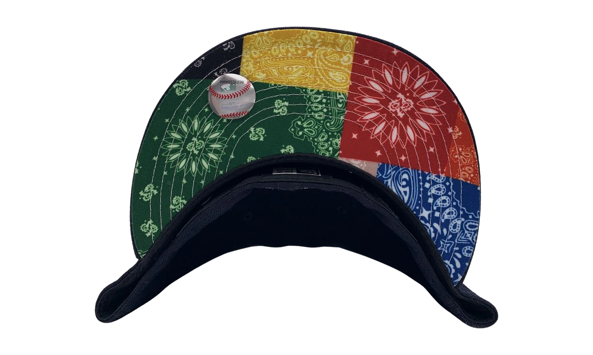 59FIFTY Houston Astros Patchwork Bottom Fitted Hat Navy Blue / Multicolor NE524