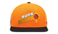 NBA Hardwood Classics Team Side Fitted Cap Phoenix Suns - Orange / Black 6HSFSH21302 PSUORBK