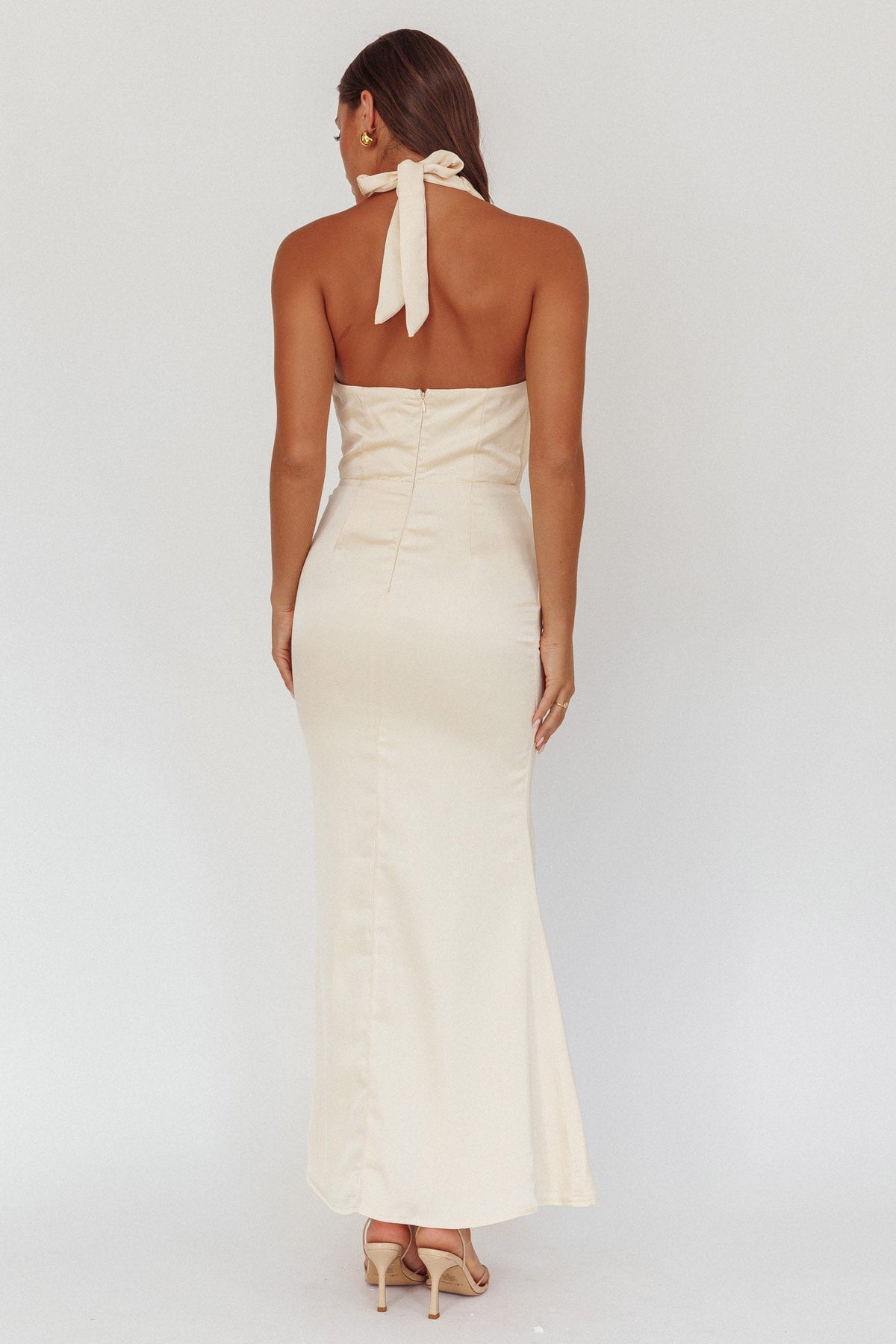 Nariah Cowl Neck Maxi Dress Butter