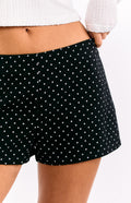 Brynn Black Polka Dot Shorts