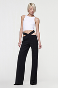 JULIETTE WIDE LEG PANT - BLACK