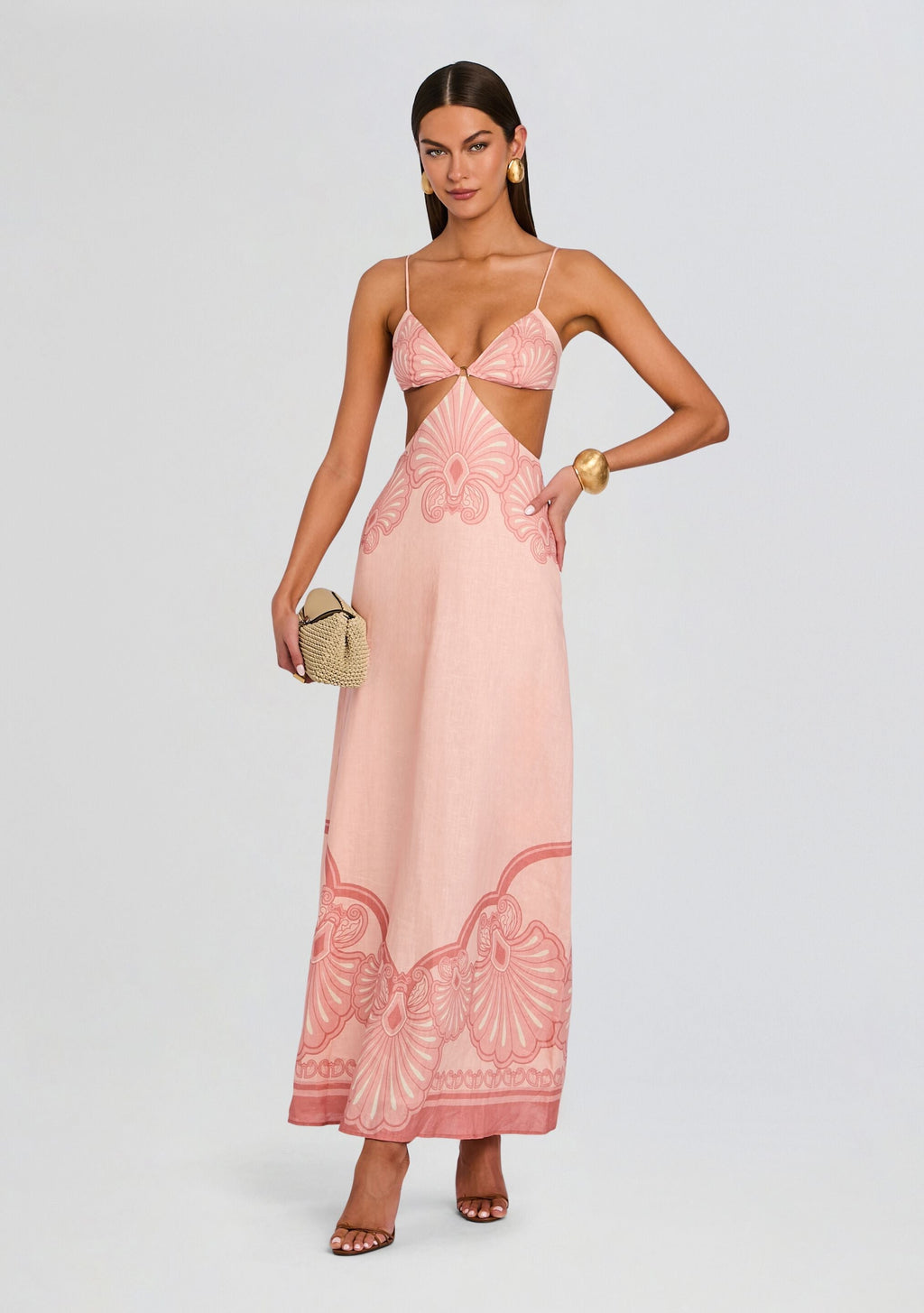 LADIESSTREETX Fuchsia Muse Maxi Dress